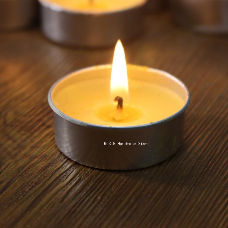 Candle Making Jug - 空のティーワックス丸型アルミボックス100ウィックステッカーキャンドル100コンテナー大豆ワックス型DIYキャンドルツール