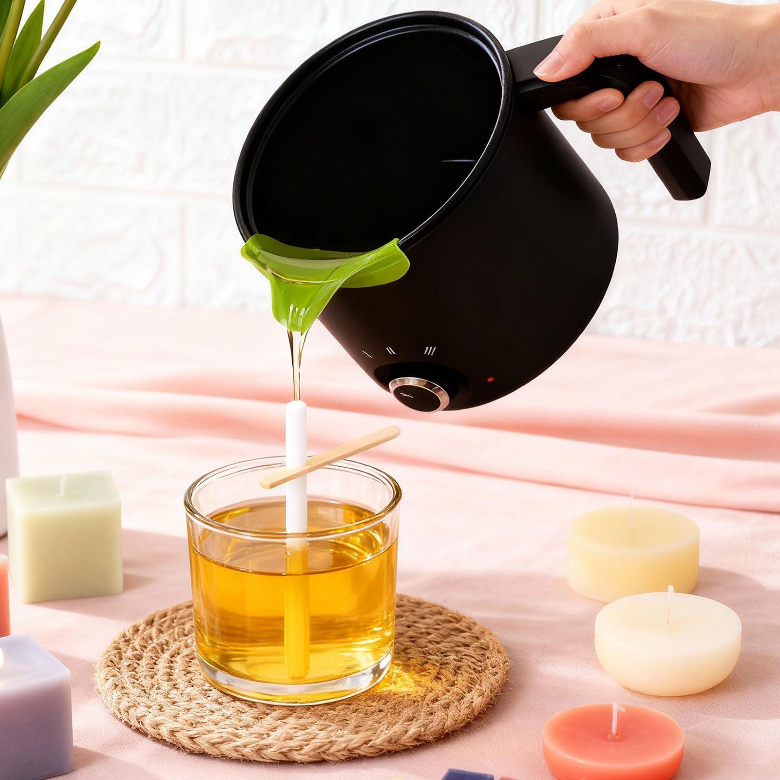 Candle Making Jug - キャンドルワックスメルター 1.5L 電気耐熱ピッチャーワックスメルター 石鹸溶解ポット 石鹸 キャンディ