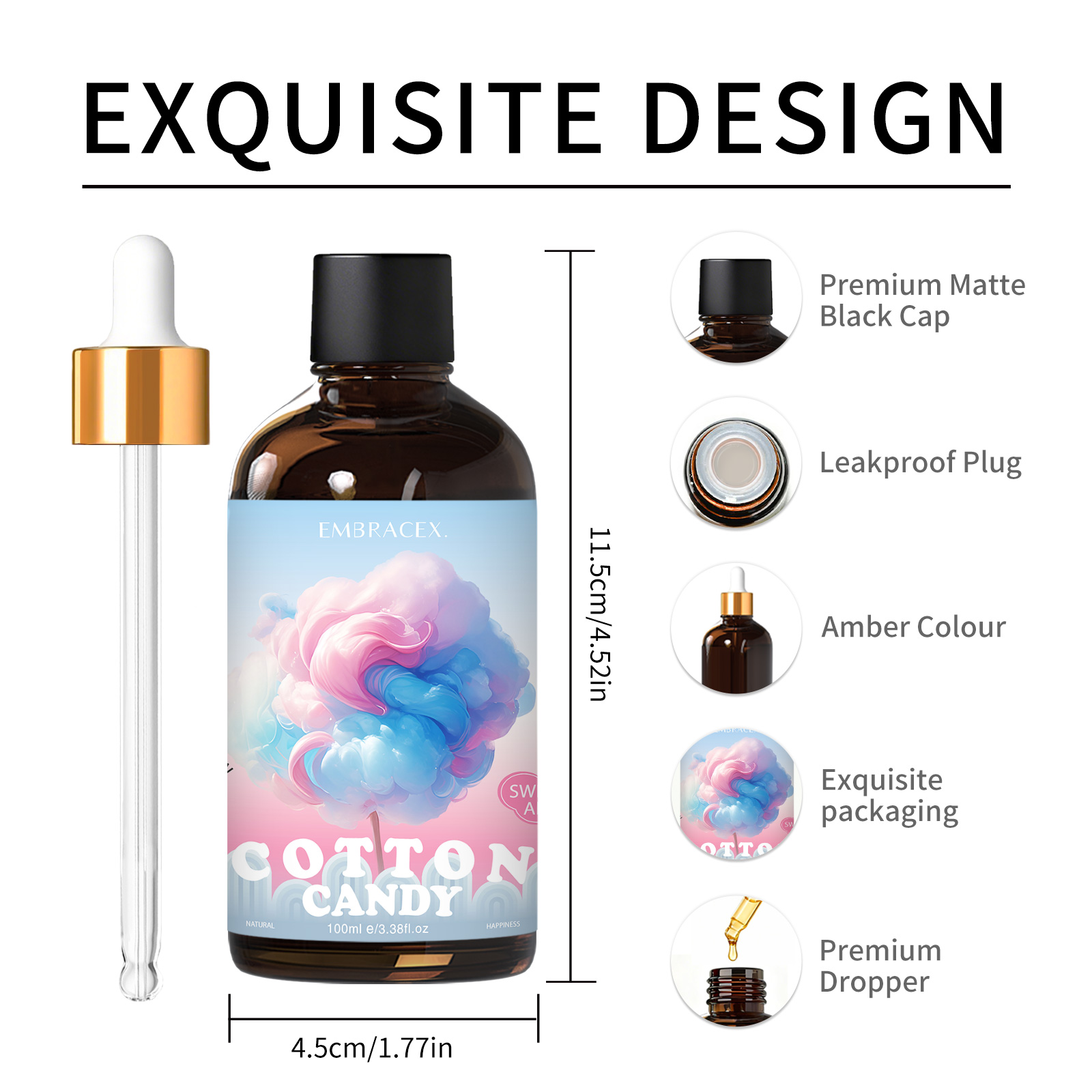 100ml コットンキャンディフレグランスオイル ディフュー - Candle Making Oils のレビューと価格