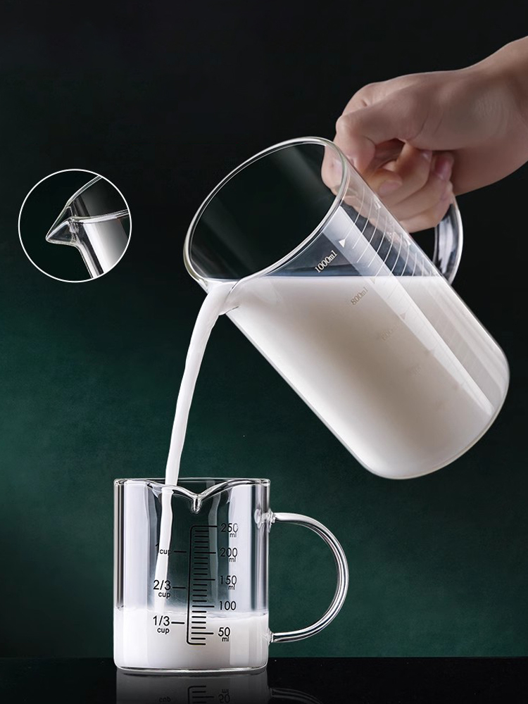 YWDL 1/2 個ガラス計量カップハンドル付き耐熱実験用ビ - Candle Making Jug のレビューと価格