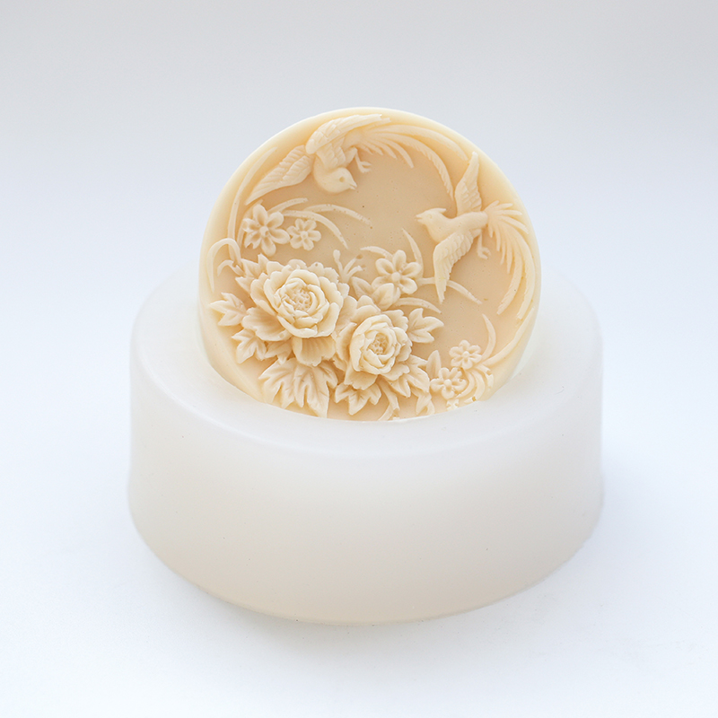 花の形をした柔軟なシリコン石鹸型,石鹸用,使いやすい,丸い形 - Candle Making Phoenix のレビューと価格