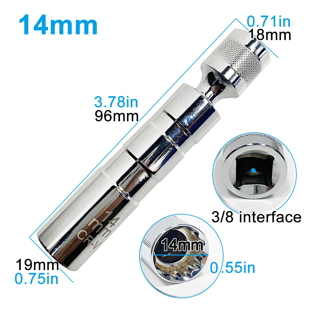 14mm 16mm スパークプラグ取り外しツールレンチ 磁気 - Candle Making Supplies Wholesale のレビューと価格