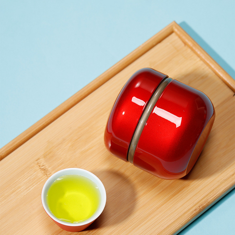 50g 電気メッキブリキ茶保存缶 - コーヒー/キャンディ/ - Tin Container Lid のレビューと価格