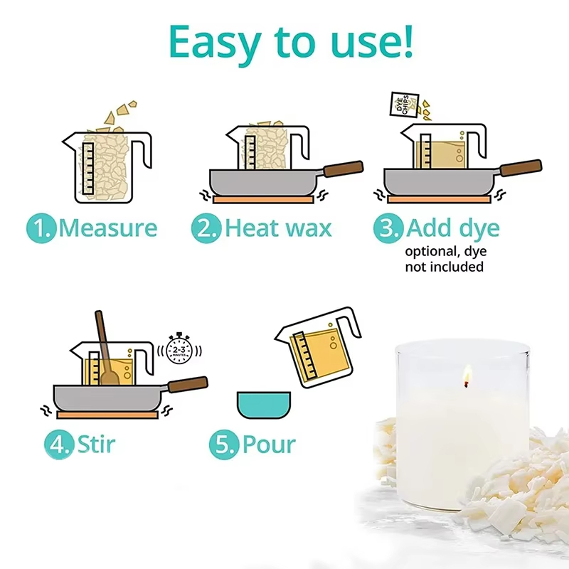 1kg/500/250/100g 純粋な大豆ワックス手作りキ - Candle Making Uk のレビューと価格