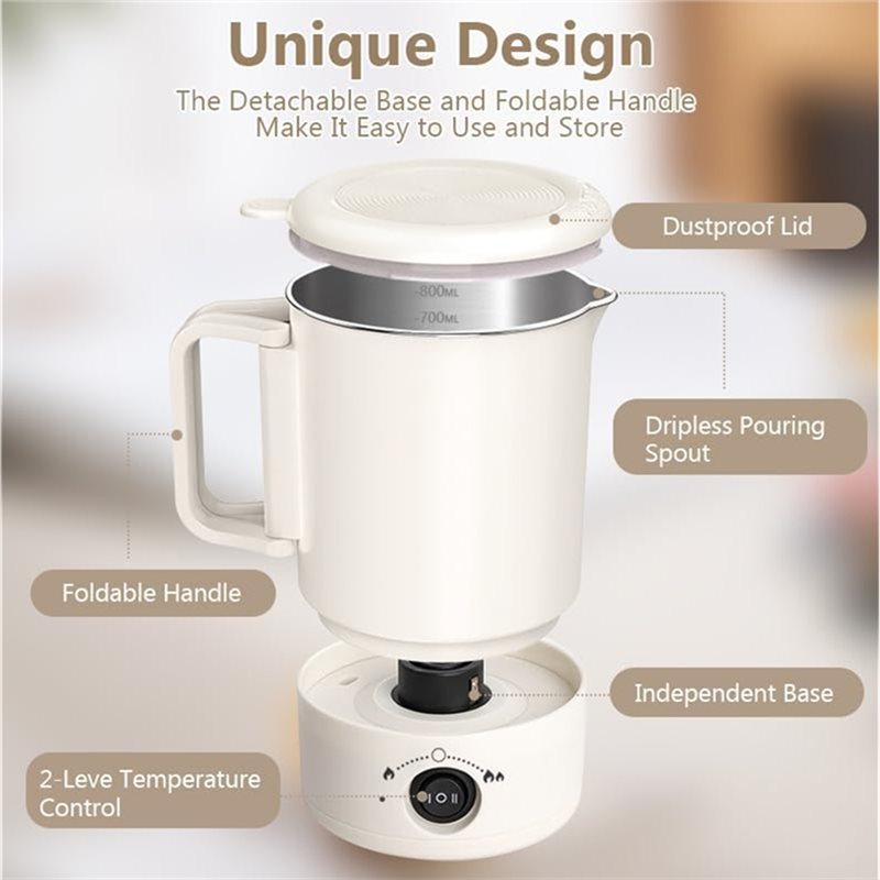 A47U 電気ワックス溶解ポットキット 温度計付き 800M - Candle Making Jug のレビューと価格
