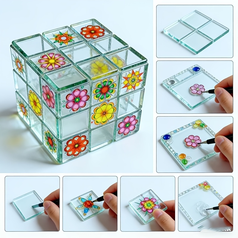 100/200グラムの透明モザイク素材、2.3*2.3cmの - Candle Making Uk のレビューと価格