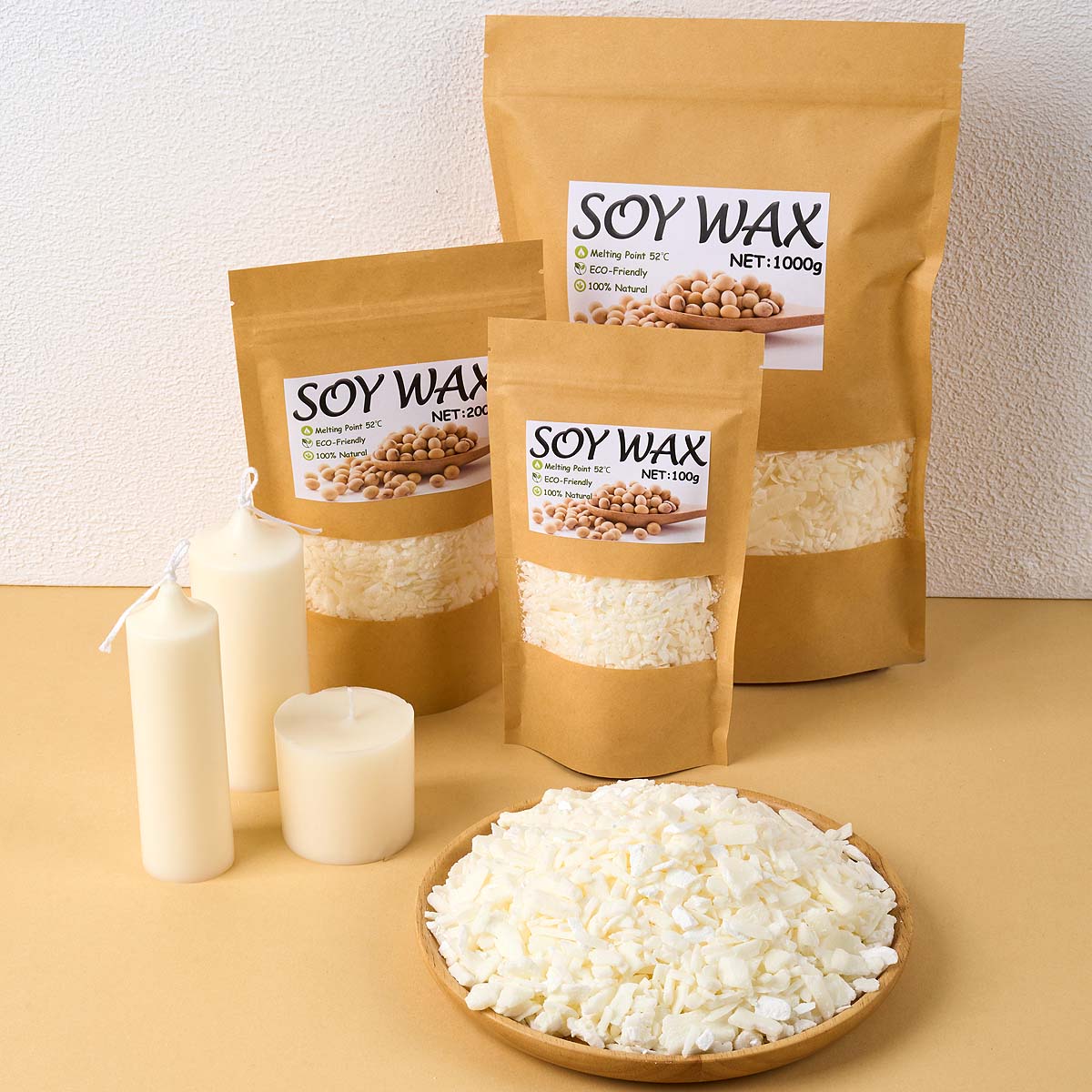 1 ポンドピュアホワイト大豆ワックス DIY 手作りキャンド - Candle Making Uk のレビューと価格