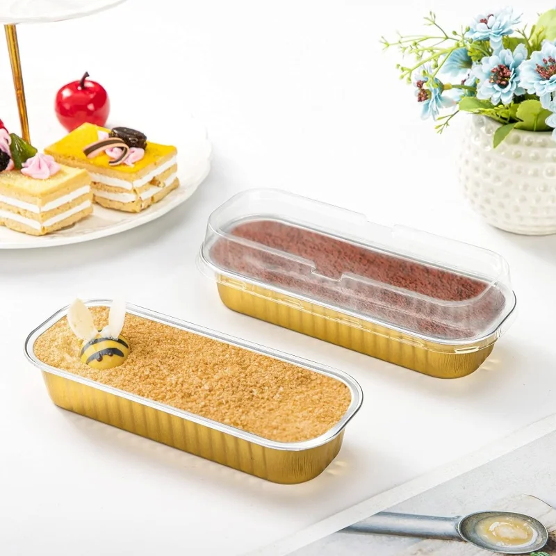 使い捨てアルミホイル缶,食品トレイ,透明蓋付き容器,持ち帰り - Tin Container Lid のレビューと価格