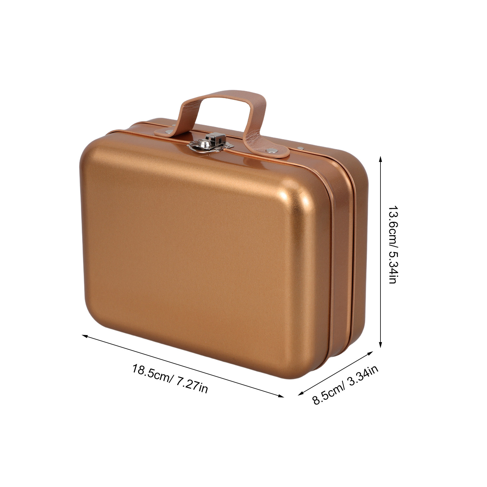 装飾用金属製収納ボックス 7.3x5.3x3.3インチ 長方 - Tin Container Lid のレビューと価格