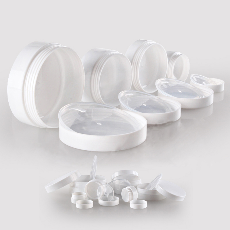 ふた付きプラスチック容器,白い化粧品ジャー,ポータブルクリー - Tin Container Lid のレビューと価格