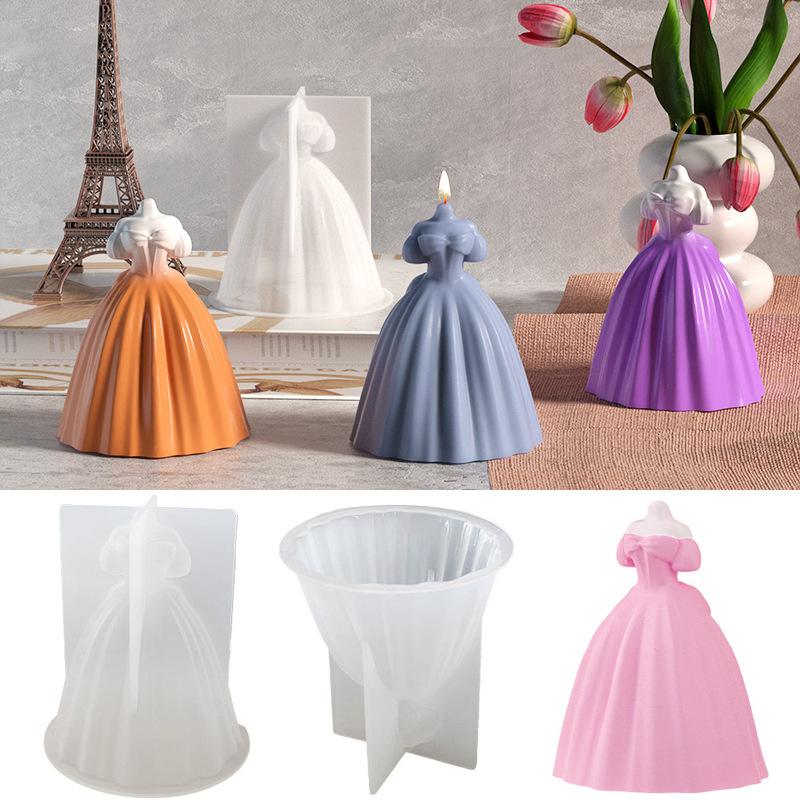 花嫁シリコーンキャンドルモールド 3D ウェディング石鹸石膏 - Candle Making Supplies Wholesale のレビューと価格