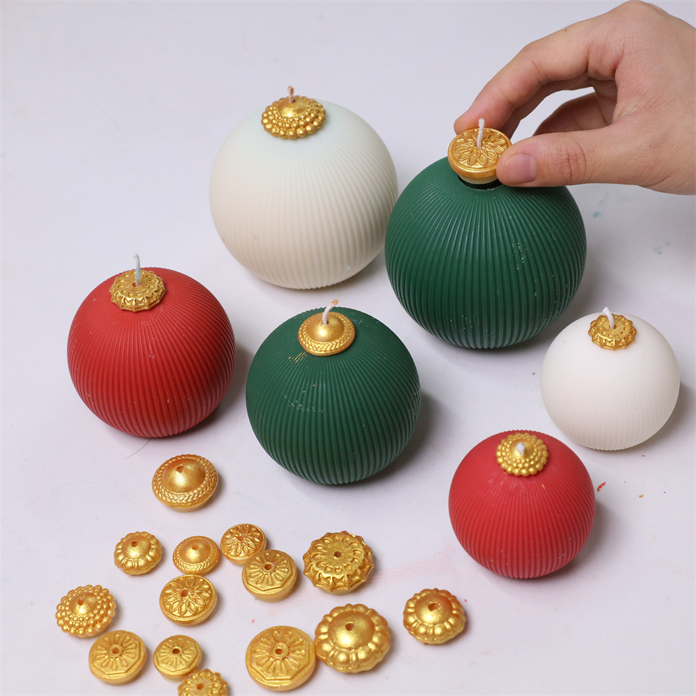 ニコールクリスマスボールキャンドルシリコーン型 DIY 香り - Candle Making Supplies Wholesale のレビューと価格