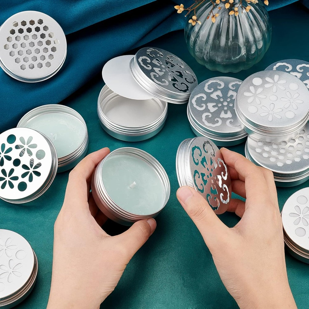 2オンスアルミ缶12個入り、3種類のスタイル、空の保存容器、 - Tin Container Lid のレビューと価格