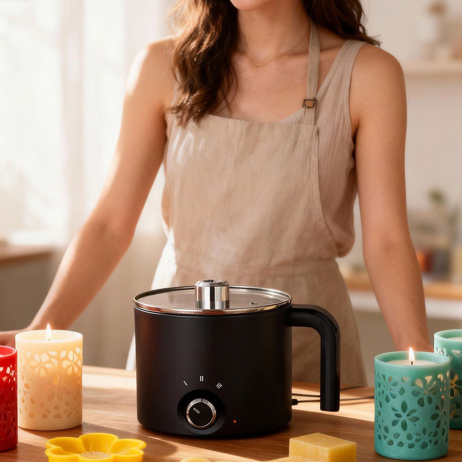 キャンドルワックスメルター 1.5L 電気耐熱ピッチャーワッ - Candle Making Jug のレビューと価格
