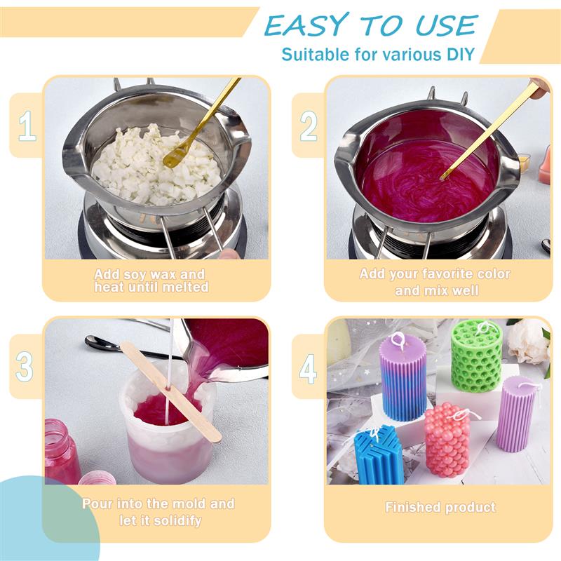 100/500 グラム/1 キロ純粋な大豆ワックスパラフィン - Candle Making Uk のレビューと価格