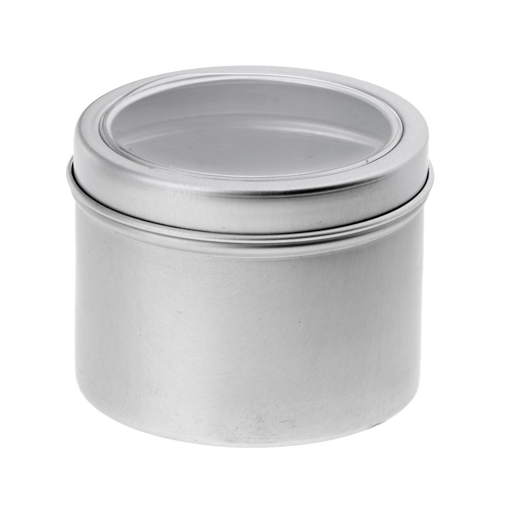 空の化粧品容器 アルミ缶 ねじ蓋付き 丸型容器 キャンディ、 - Tin Container Lid のレビューと価格